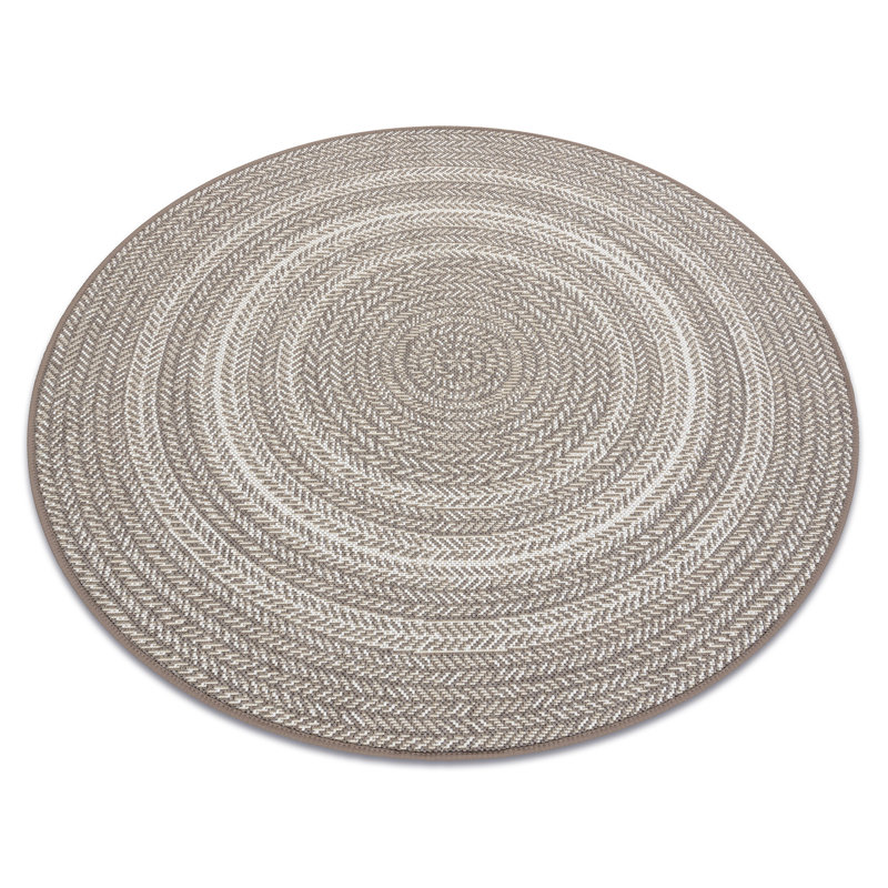 SunPrairie Round 120 cm x 120 cm Indoor / Outdoor Area Rug