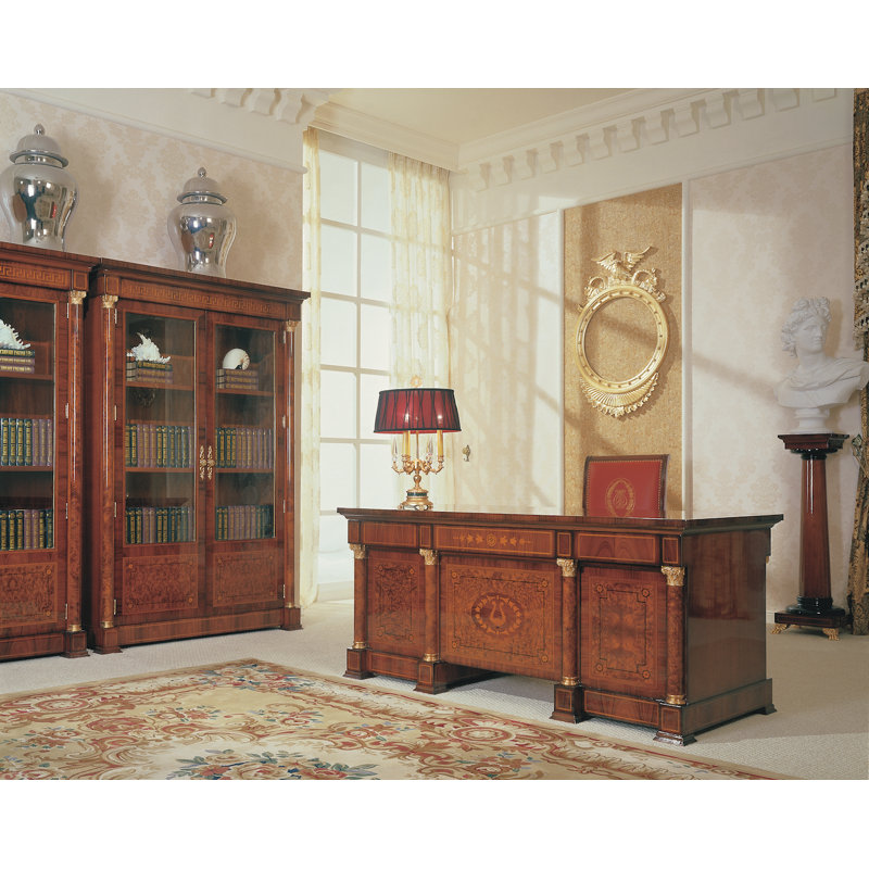 Solid Wood Executive Desk