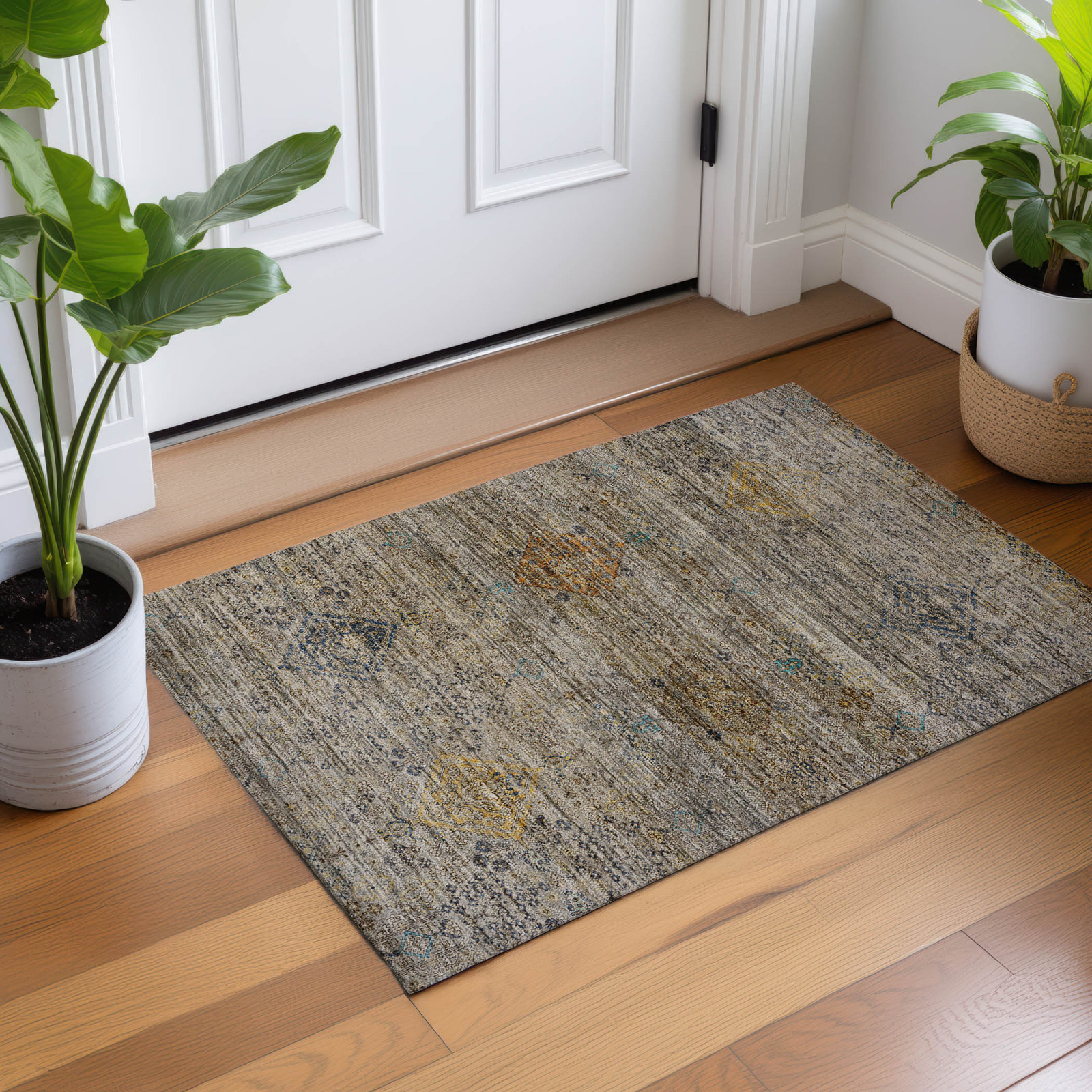 Rug, Pewter, 1'8" x 2'6"