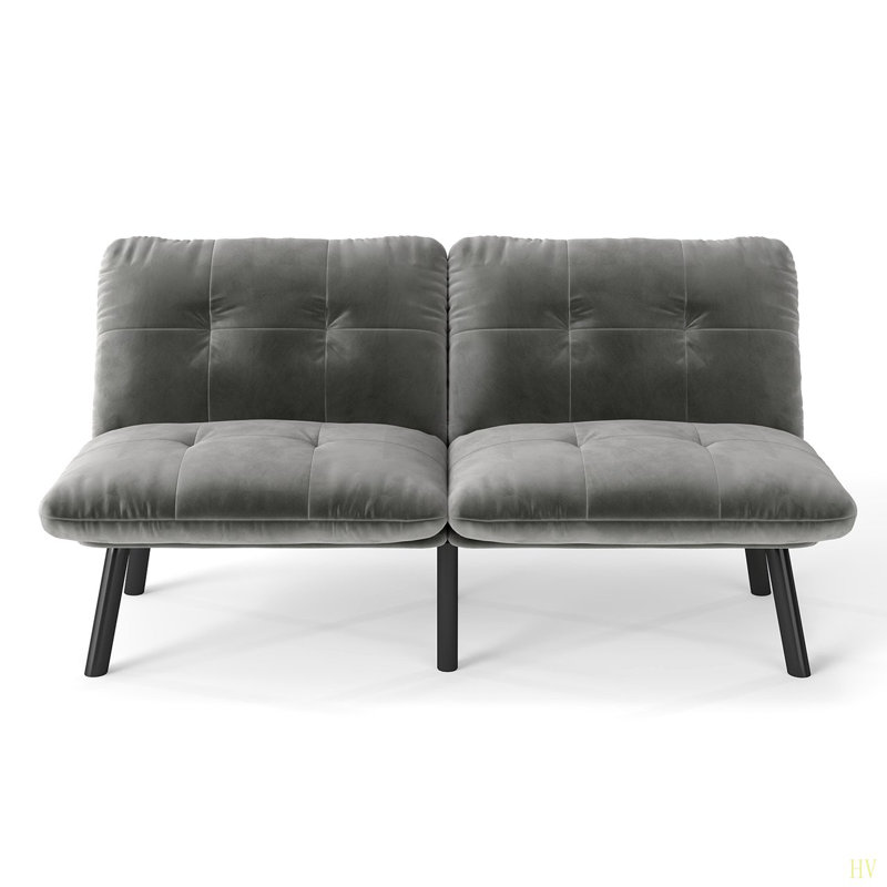 Canapé-lit convertible pliant moderne Canapé-lit convertible pliant pour espaces compacts, Gris