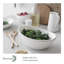 Grandes bols de service en porcelaine 9 po DOWAN