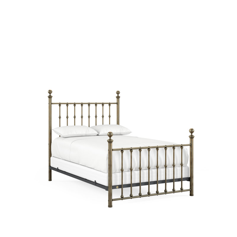 104 Palisade Bed | Complete Standard, Full, Aged Brass Lacquered