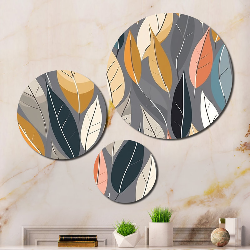 Abstract Wall Decor on Metal