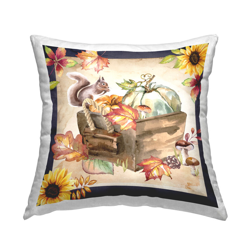 Floral Throw Pillow