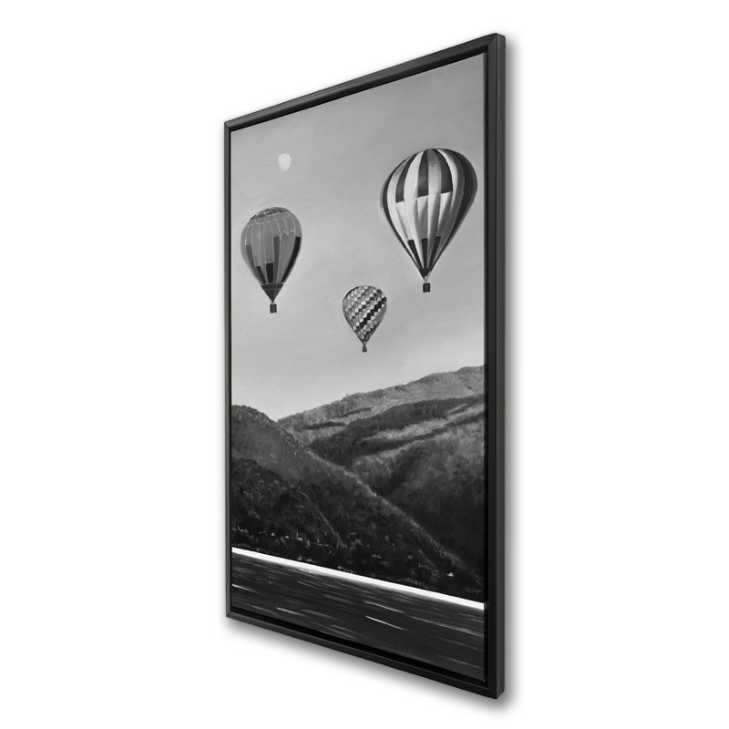 Paysage de montgolfière