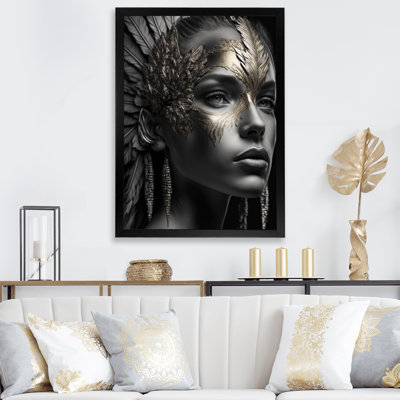 Femme bohémienne rétro sur toile