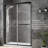 60" W x 76" H Double Sliding Framed Shower Door-54508395
