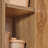Bathroom Narrow Tall Storage Cabinet with 2 Doors, 1 Drawer, Natural-124715719