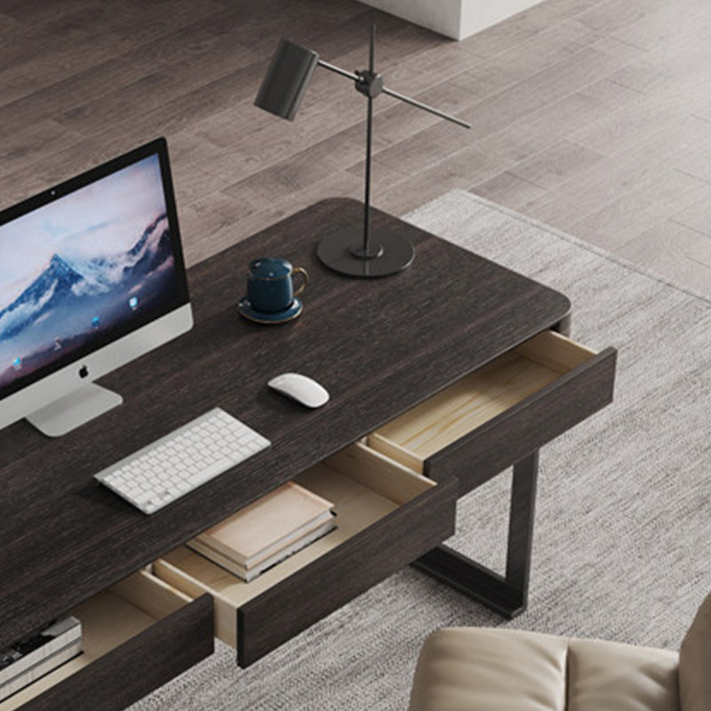 Modern Minimalist Designer Desk, 29.52" H x 55.11" W x 23.62" D