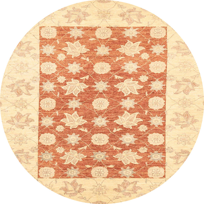 3 - Tapis abstrait moderne 3339, Rond 3 pi