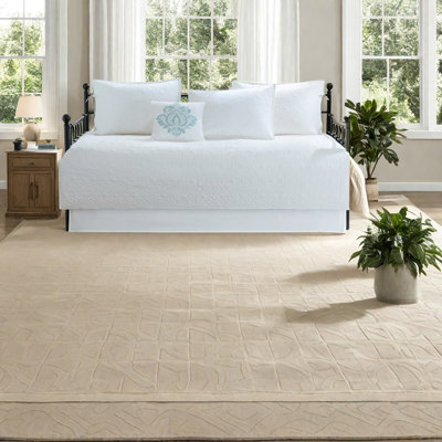 Ensembles de literie en coton Comfort, conception réversible blanche pour la maison