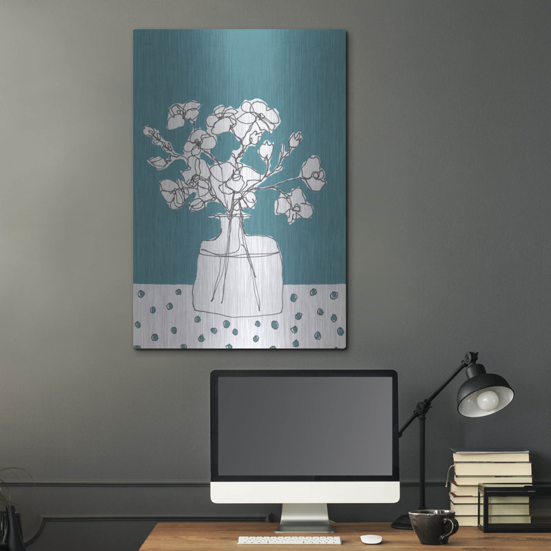 «Floral Jardiniere IV» par Regina Moore, H 36 po x l 24 po