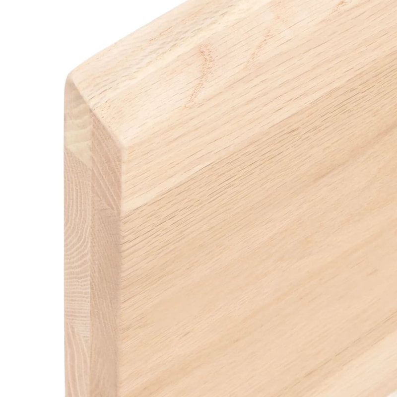 Adedayo 80cm Solid Wood Bathroom Vanity Top, Natural
