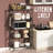 Jahod 5-Tier Foldable Metal Shelving Unit with Wheels-1034127964-1037206104