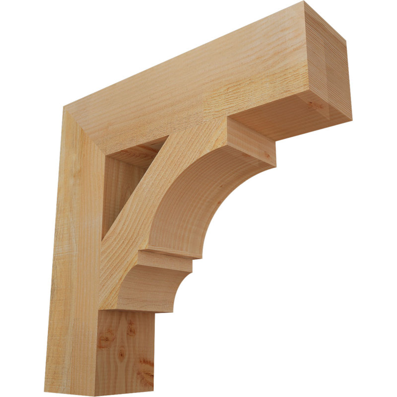 Support de bloc Balboa, Sapin Douglas scié brut, L 6 po x P 24 po x H 24 po