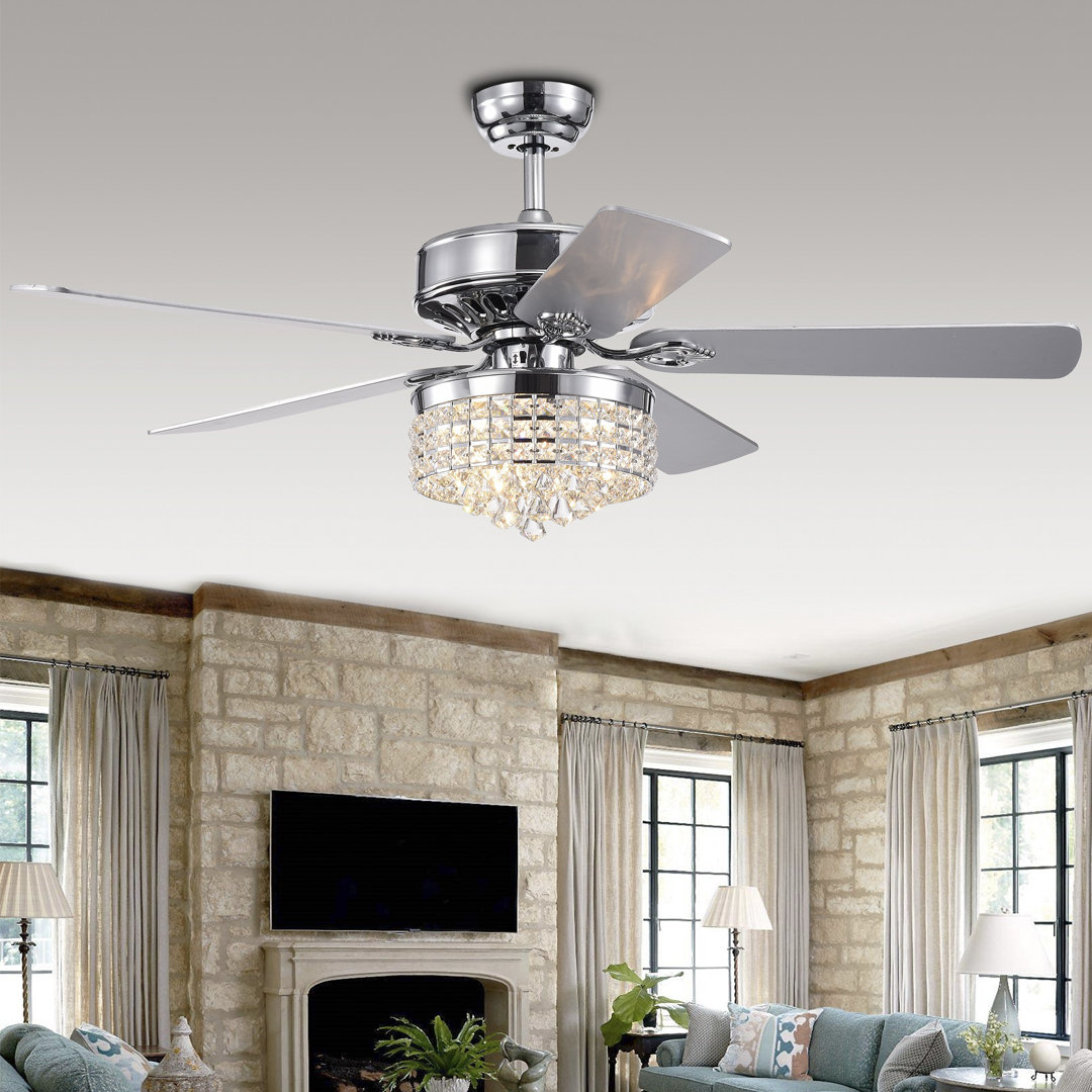 Colmont 52'' Ceiling Fan with Light Kit House of Hampton®
