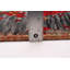 Tapis gris / rouge nouvel âge 3 pi x 4 pi 9 po Lightle One-of-a-Kind