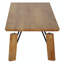Table basse rectangulaire avec pieds blocs