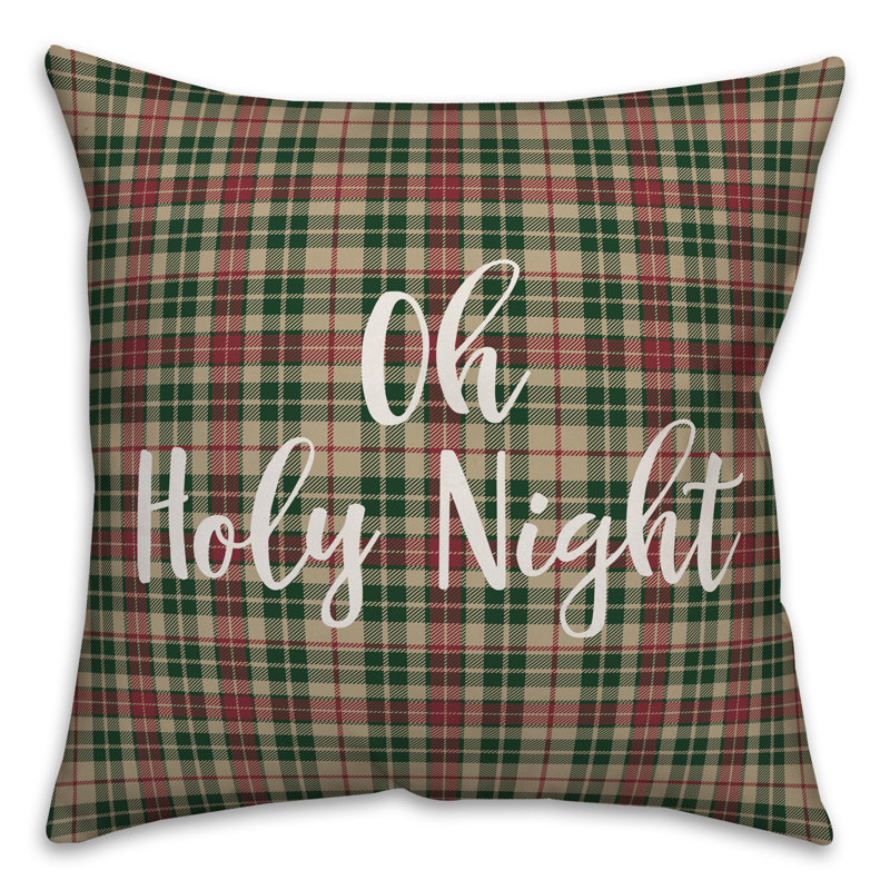  Coussin Oh Oh Night in Tartan, Coussin décoratif