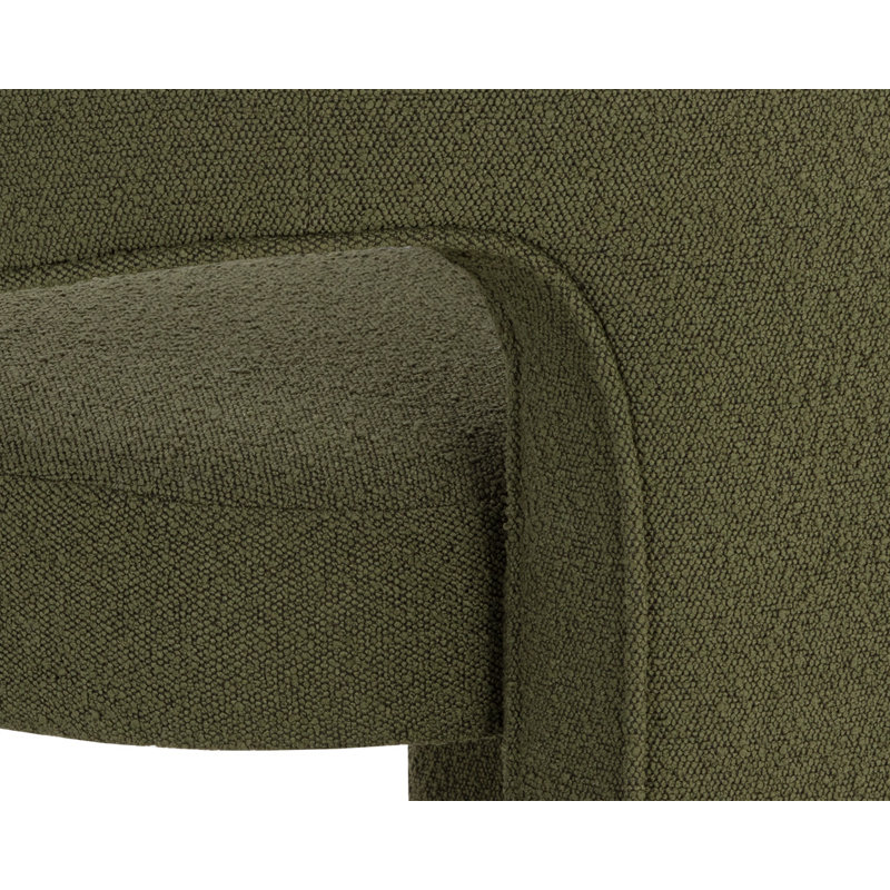 Isidore Upholstered Dining Chair, Copenhagen Olive