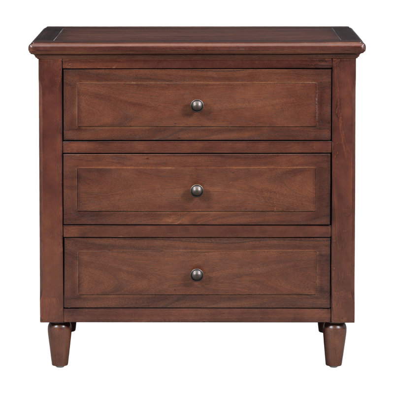 Commode décorative 3 tiroirs, Brun
