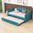 Myrtlewood Twin Size Upholstered Daybed with Trundle-941662790