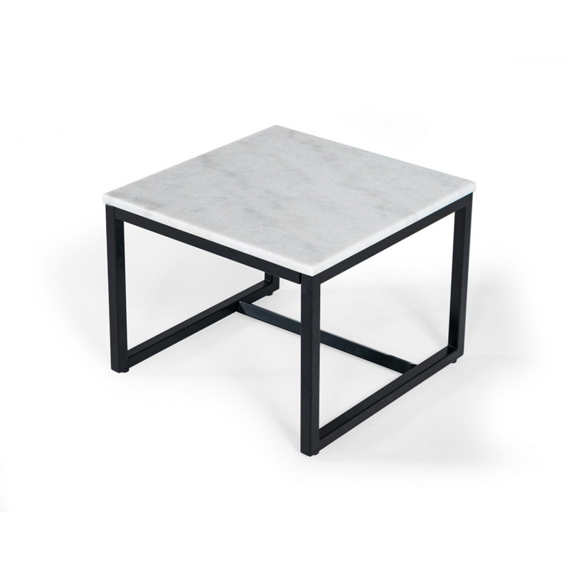 Stone Top End Table