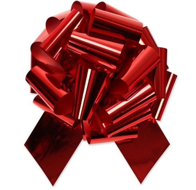 4'' Fabric Ribbon, Red
