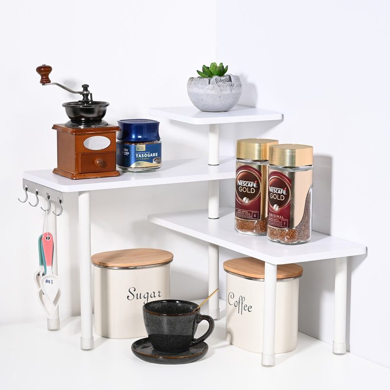 Cabinet Shelving Rack, White