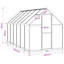 vidaXL Garden Greenhouse Anthracite Aluminum and Galvanised Steel Outdoor