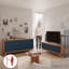 Ensemble de meubles de salon 2 pièces avec meuble télé 3 portes et buffet 4 portes-130451859