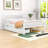 Hael Wood Platform Bed with Dual Storage Drawers and Safety Guardrails-1171925317-1171925316