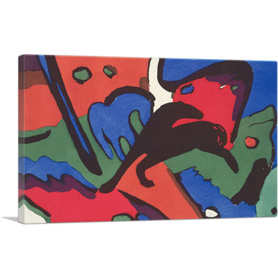 «The Blue Rider 1912» par Wassily Kandinsky, reproduction sur toile tendue