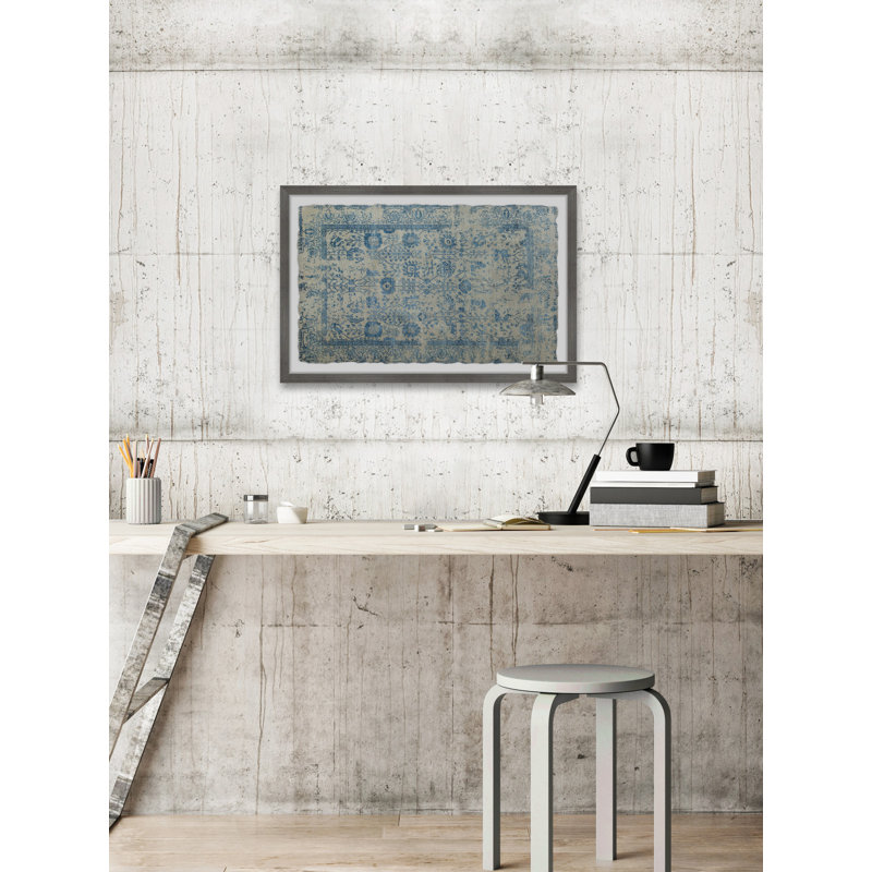 Faded Pattern - Single Picture Frame Print, 61cm H x 91cm W x 3.81cm D