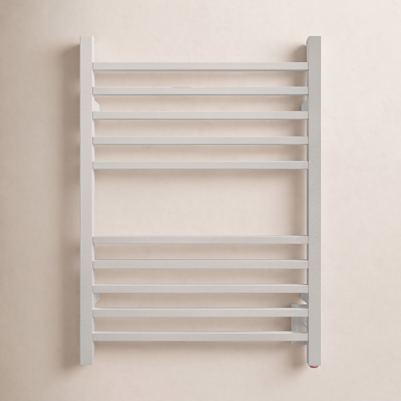 Radiant Wall Mount Electric Towel Warmer, Brushed