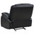 Elodie Black Upholstered Glider Recliner Chair-1627491022
