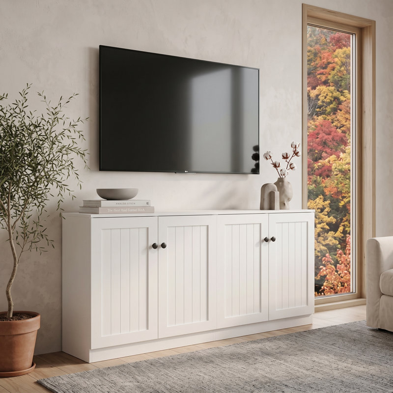 Armoire de rangement 64 po Modern Farmhouse