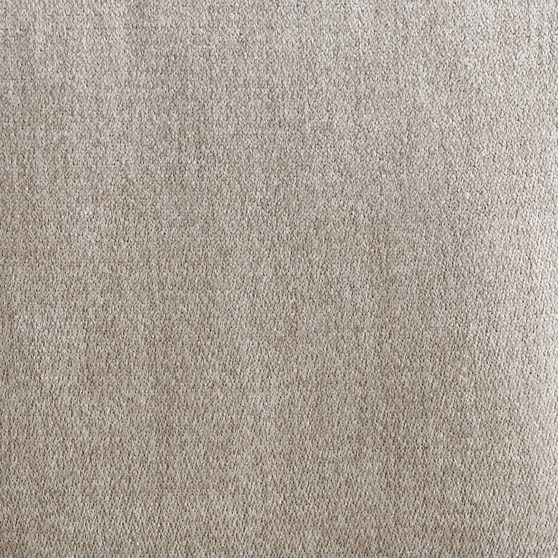 Lit plateforme tapissier grand Luna avec tissu en chenille épais, structure en bois massif et tête de lit rembourrée, aucun sommier tapissier nécessaire - beige