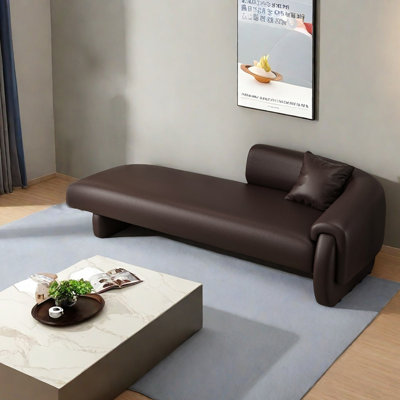 Light luxury and simple faux leather recliner