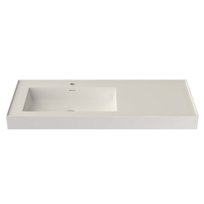 Lavabo sur pied durable à surface solide