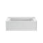 Baignoire tourbillon à jupe rectangulaire avec chauffe-plat 6036 Signature®-100385776-109655189