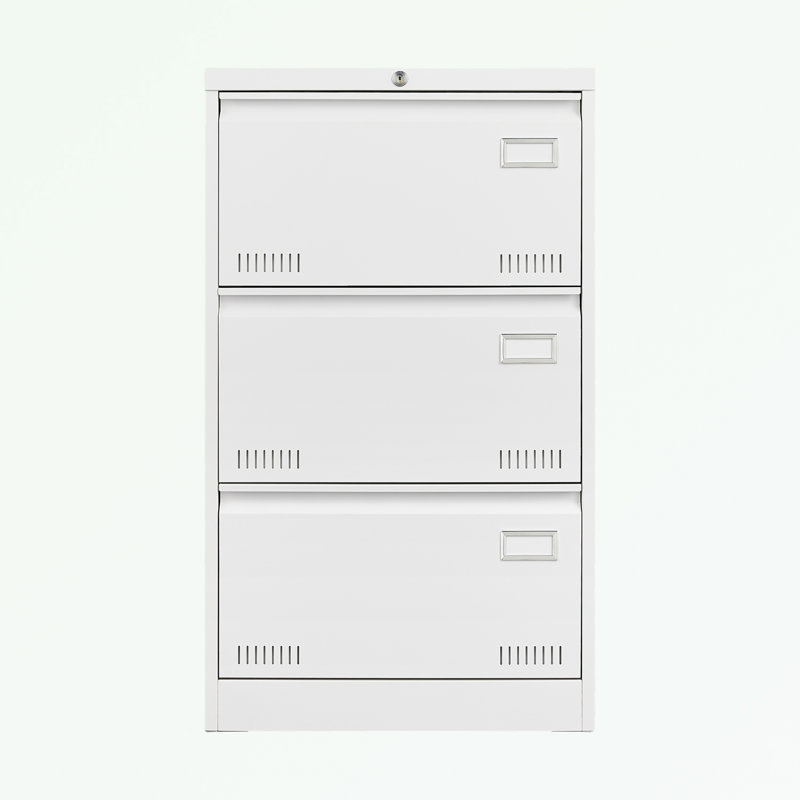 Lukah 23.62'' Wide 3 - Drawer Filing Storage Cabinet, White