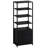 Jayger Industrial Bookcase with File Cabinet Drawers-2061042467-2059546082