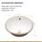 Hokku Designs Manushri 16.5 " Ceramic Circular Bathroom Sink