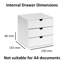 3 Drawer Stackable Drawer