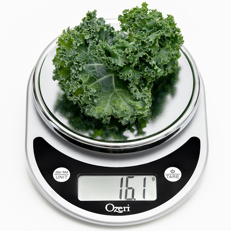 Balance de cuisine numérique multifonctionnelle Ozeri® Pronto® avec variable Graduation Technology®, Noir