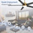 Beil Large Modern Ceiling Fan with Light Kit and Remote Control, 3 LED Colours, 6 Speed Noiseless DC Motor, 5 Plywood Blades, for Indoor/Covered Outdoor Use-1606988307-1595520269-1556980191