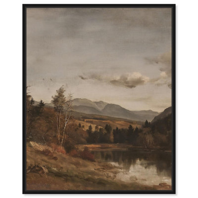 Autumn's Last Light Canvas Vintage Farmhouse by Art Remedy