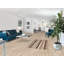 Tapis décoratif rayé en laine Kilim 3 x 5