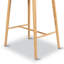 Tabouret de comptoir en cuir véritable de 26 po de hauteur Bonato-1309247934